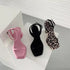 Luxury Square Toe Cross Strap Heels